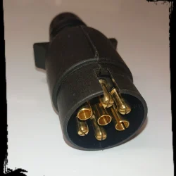 12N 7 Pin Plastic Trailer Plug for Lights on Caravan Horse Box Boat 12 Volt UK